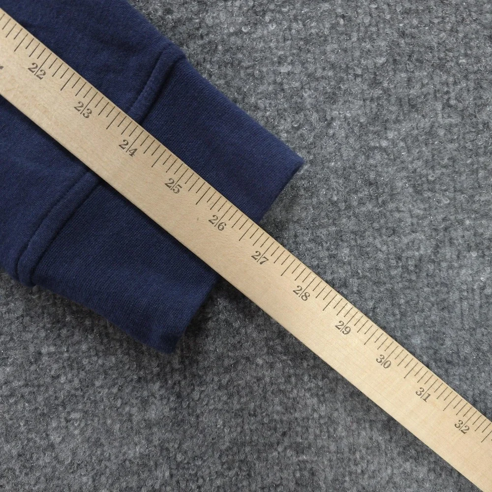Polo Ralph Lauren Sweatshirt Mens XL Blue Full Zip Mock Neck‎ Pony Logo Viscose
